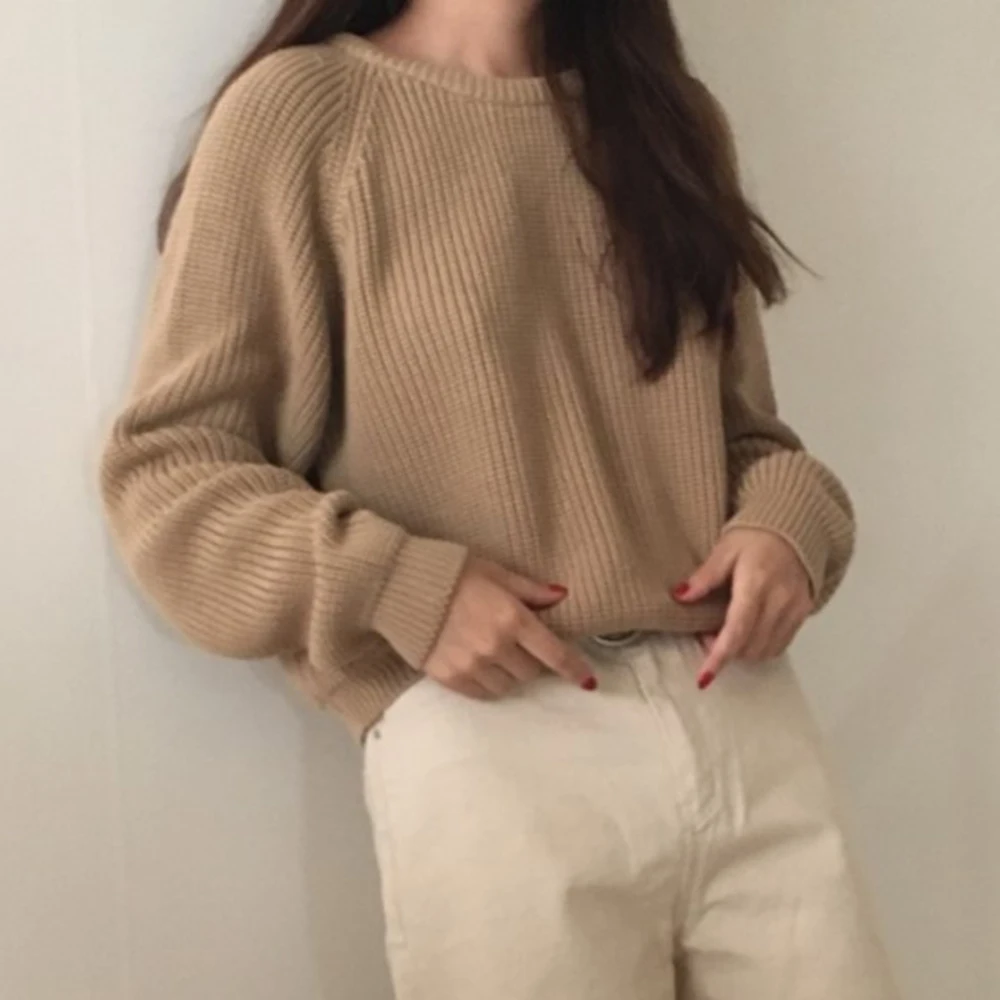 LOOZYKIT 2019 осенний корейский модный Женский вязаный свитер с длинным рукавом