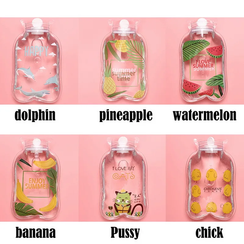 Зимняя взрывобезопасная Милая прозрачная мини-карманная грелка для рук ПВХ