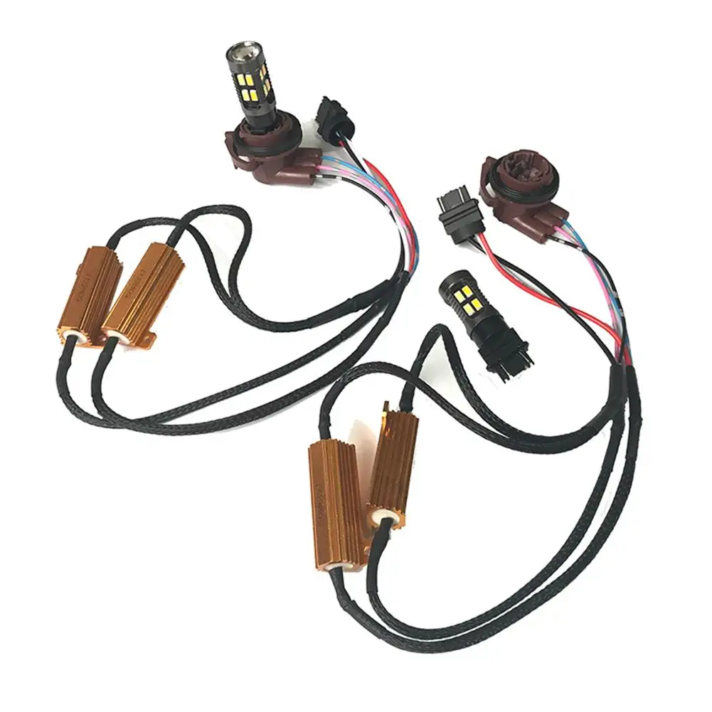 

3157 Error Free Led Drl Switchback Turn Signal Parking Light Bulb With Decoder