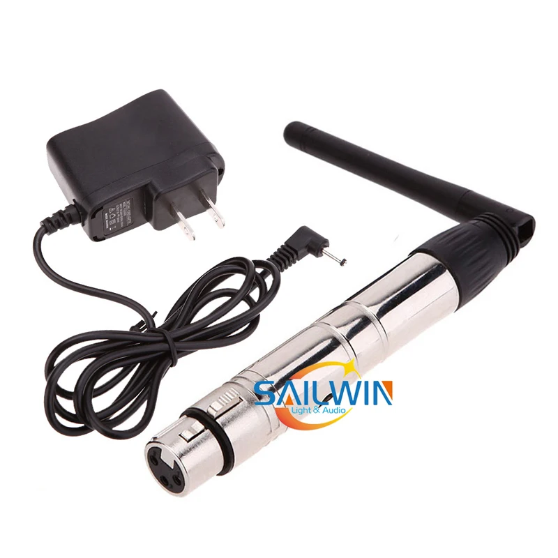 Sailwin 2.4G Ism Dmx512 Wireless Male Xlr Transmitter Stage Light Par Party Antenna Dmx Receiver | Лампы и освещение
