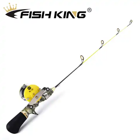 Катушка для зимней подледной рыбалки FISH KING, 50 см, 60 см, 3,6: 1, вес 10-20 г, комбинированная, для зимней подледной рыбалки