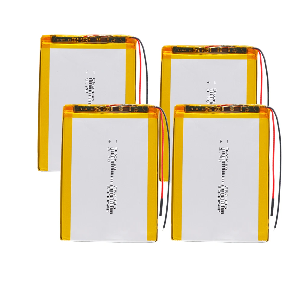 357095 3 7 V 6000mah (полимерная литий ионная батарея) батарея для планшетного ПК дюймов MP3