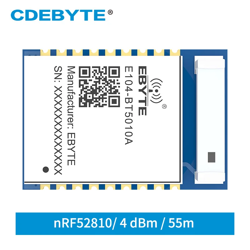 

2.4GHz nRF52810 BLE5.0 Bluetooth Module IoT Transceiver UART E104-BT5010A IBeacon Ceramic Antenna Transmitter and Receiver