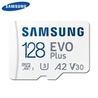 SAMSUNG EVO Plus карта памяти Micro SD, 128 ГБ, 512 ГБ, 256 ГБ
