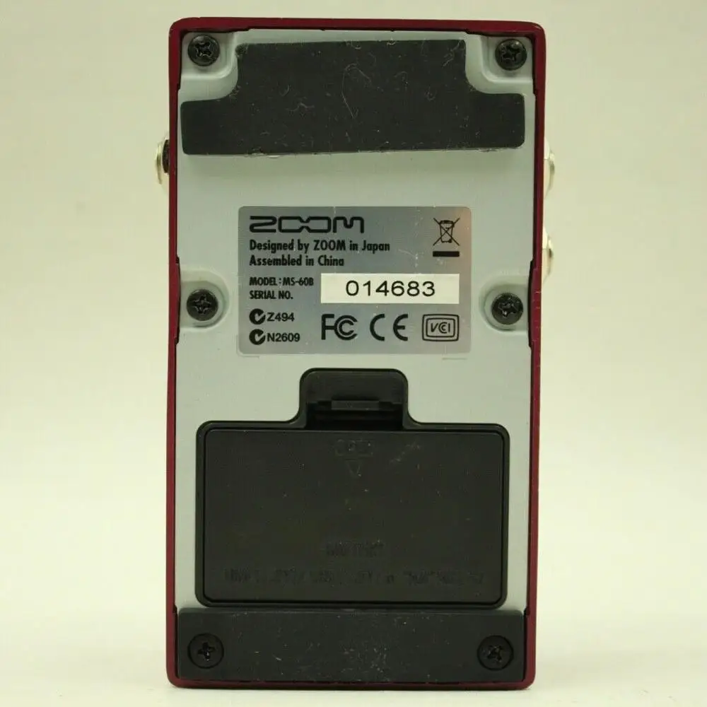 Zoom ms-60b интегрированный stomp бас-гитара однокомпонентный эффектор