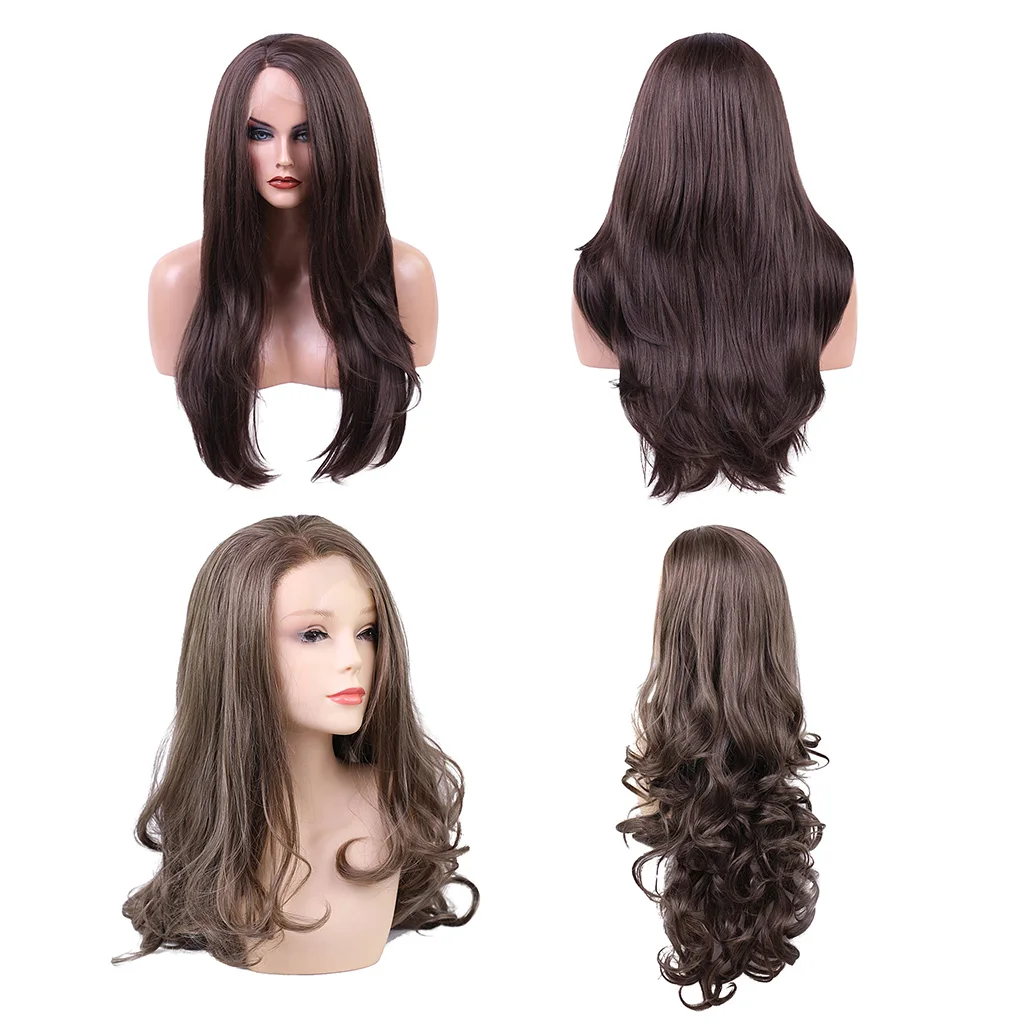 

Ladies Long Curly Wigs Fashion Cosplay Costume Hair Full Wavy Wig ASSORTED