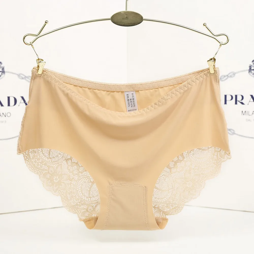 Женские трусы с высокой эластичной проницаемостью из ледяного шелка женские