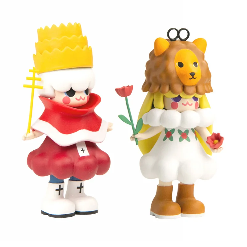 Verkaufen Brangdy LOFI Wolf Mädchen Tarot Blind Box Puppe Auto Dekoration Kind Spielzeug Junge Geburtstag Geschenk Handwerk Desktop Ornamente Erstellen Hand-made