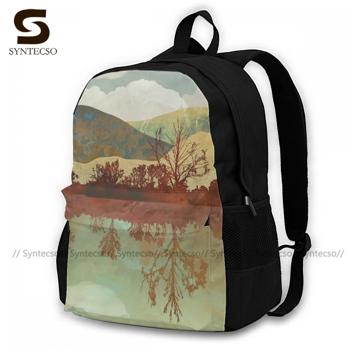 

Mountain Backpacks Big Funny Polyester Backpack Running Girl Bags