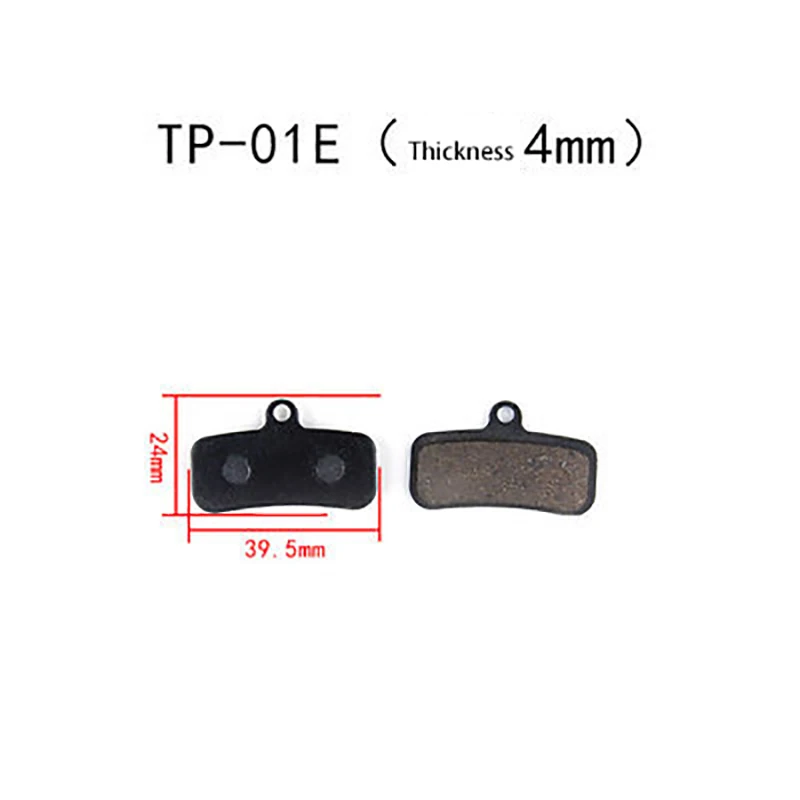 TP-01E 1 пара(2 шт.) MTB велосипедный велосипед велосипедные дисковые Тормозные колодки полуметаллические тормозные колодки для SHIMANO SRAM AVID HAYES TEKTRO Magura Formula - Цвет: TP-01E