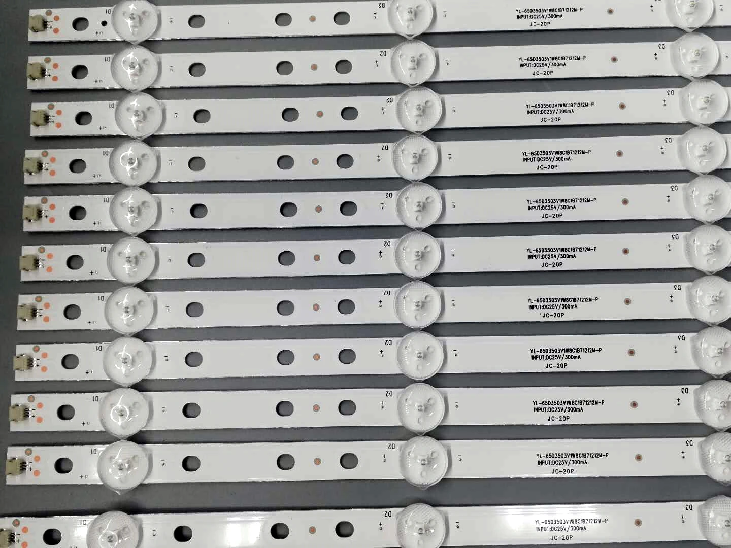 16 шт./компл. 8LED 710 мм Светодиодная лента светодиодный подсветки Sony Φ 650TV02 V3 T650HVF05.1