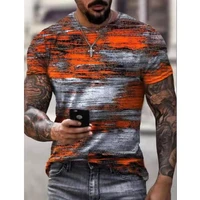 new oversize men t shirt mosaic print fashion t shirt men tops tees summer short sleeve casual loose t shirts for male clothing