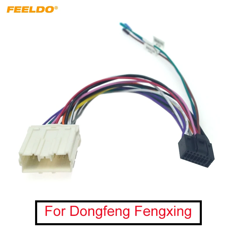 FEELDO автомобильный аудио DVD 16PIN Android кабель питания адаптер для Dongfeng Fengxing Lingzhi M3/M5