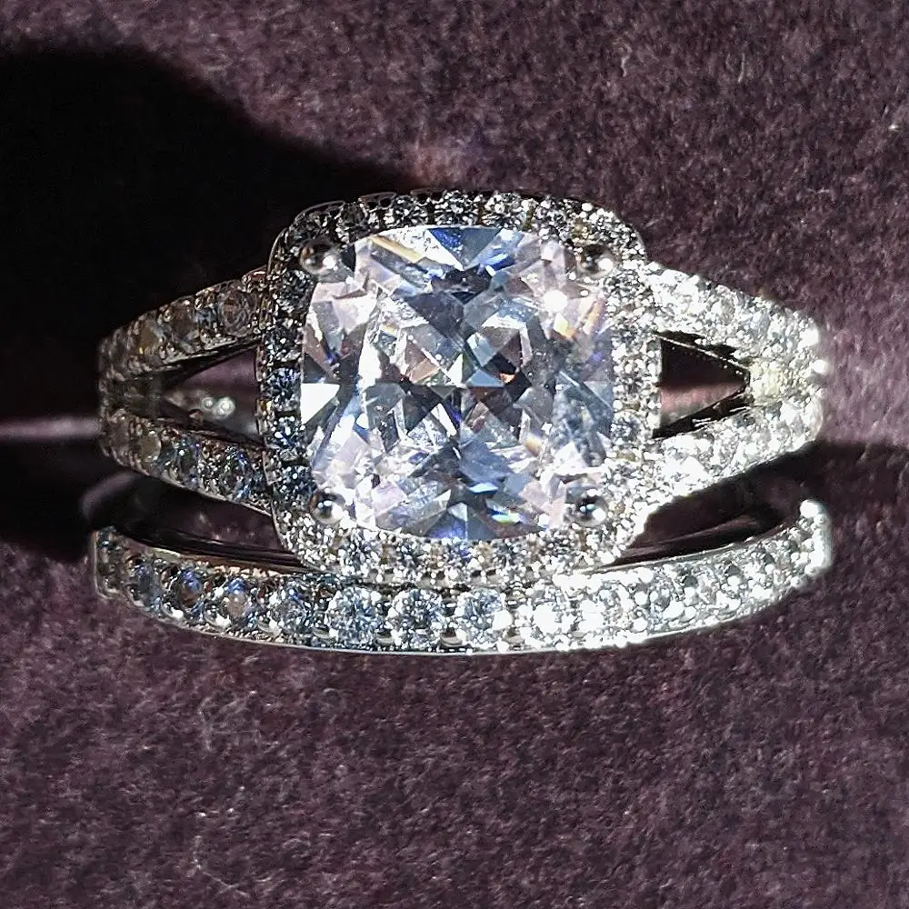 Черная пятница Новое поступление Классические подушки с 925 серебро обручальное