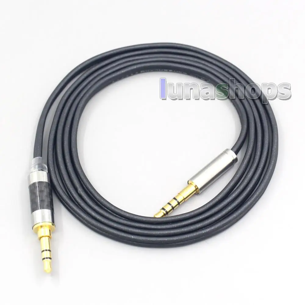 LN007125 4 мм XLR черный 99% чистый кабель для наушников PCOCC Denon искусственных