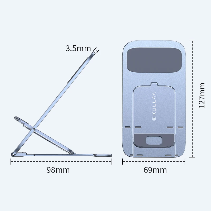 kuulaa phone holder stand aluminum cell phone stand mobile phone support for iphone 13 12 xiaomi samsung huawei fold bracket free global shipping