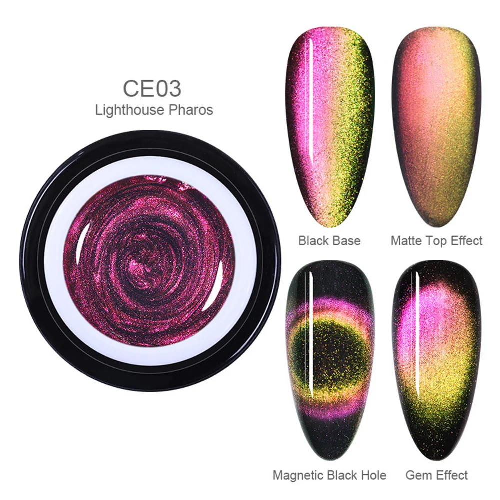 BORN PRETTY 9D Galaxy Cats Eyes светодиодный Гель-лак для ногтей Хамелеон для использования с магнитом впитывающийся УФ-лак для ногтей Блестящий гель Базовое покрытие 5 мл