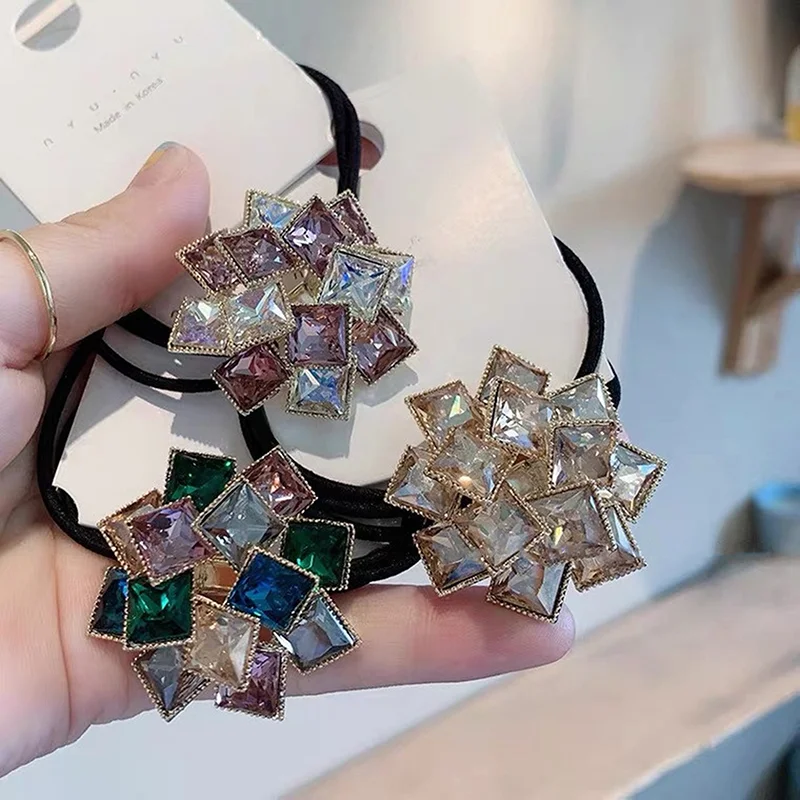 Элегантная Изысканная резинка для волос женская простая темпераментная круглая