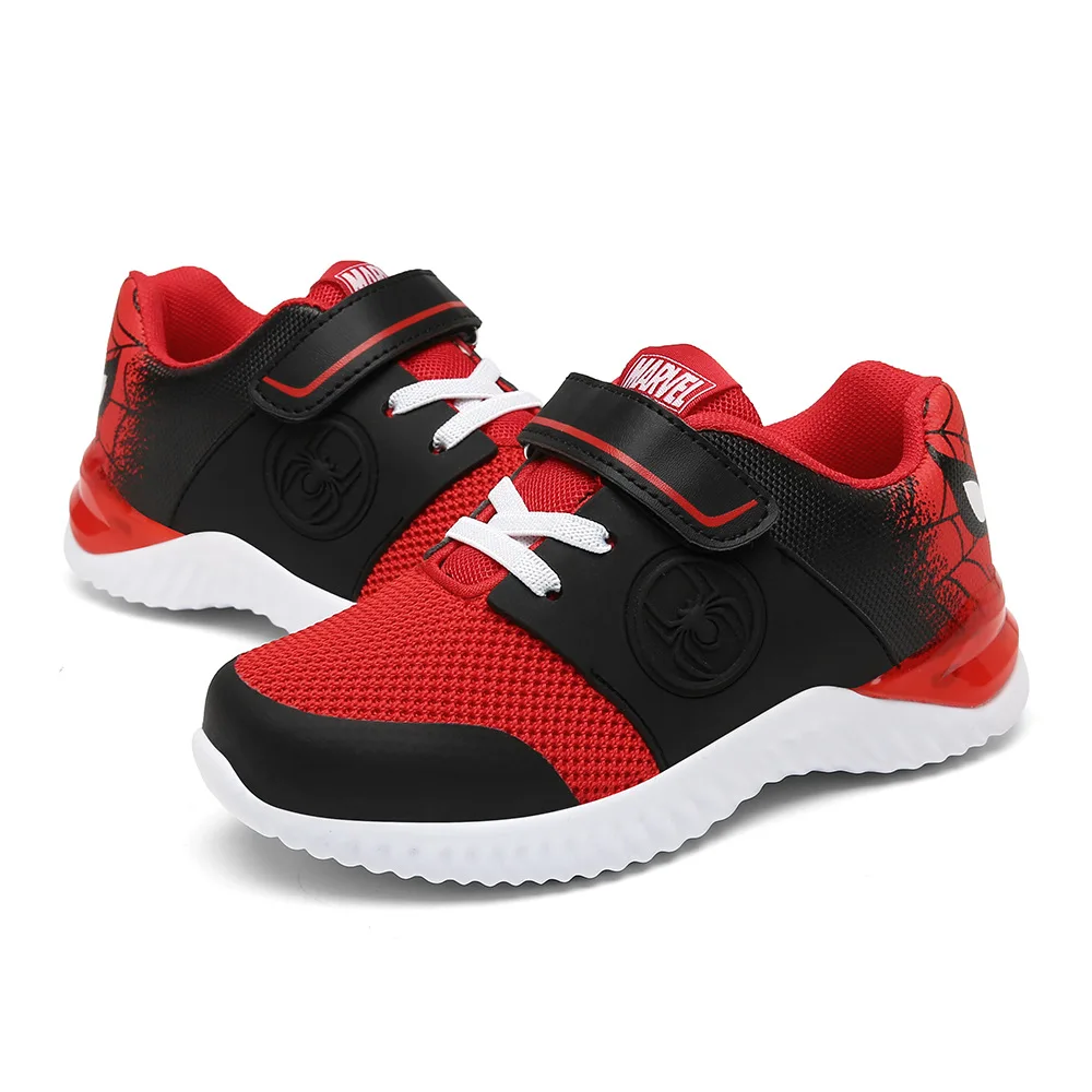 Туфли детские с мультяшным принтом Человек-паук Нескользящие дышащие | Мать и
