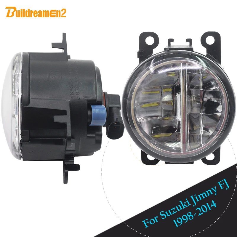 Buildreamen2 стайлинга автомобилей Светодиодный туман светильник DRL Дневной 2 шт. для