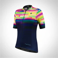 wielertrui 2020 gratis kracht vrouwen zomer korte mouw fietsen kleding bike jersey maillot cycling women short full zipper