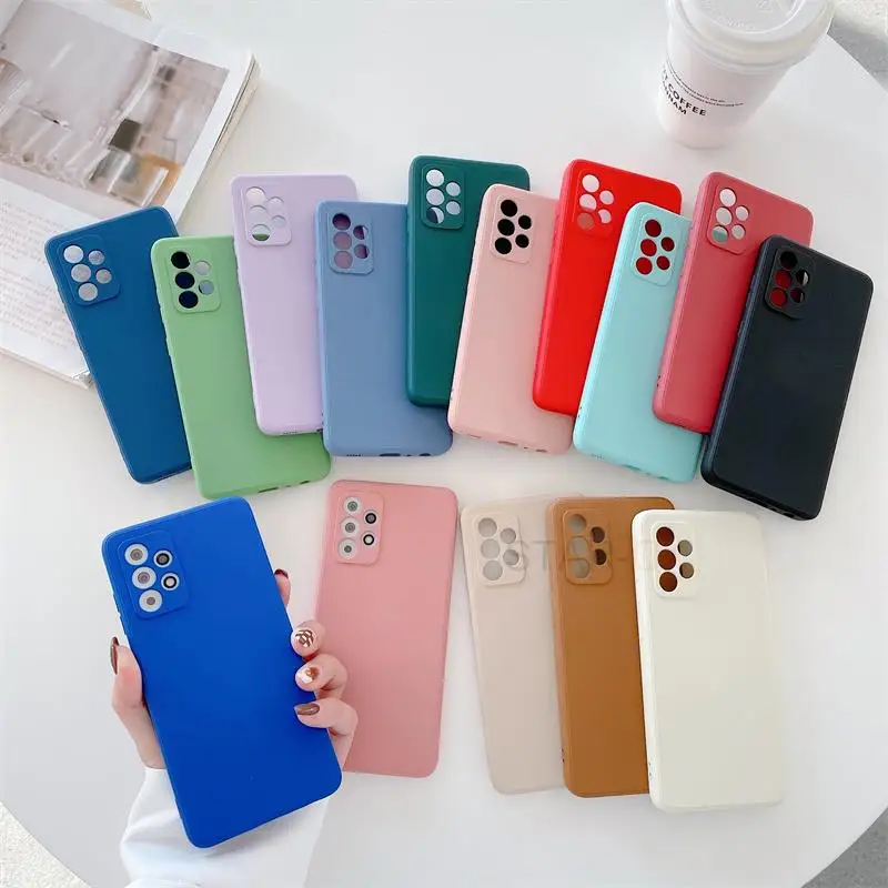 

Square Liquid Silicone Case For Samsung Galaxy A32 A52 A72 4g 5g 2021 A 32 52 72 A51 A71 A53 A13 A50 A31 A21s A41 A42 Back Cover