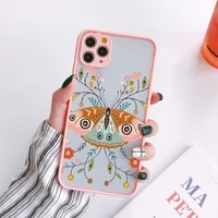 flowers butterfly aesthetic phone case for iphone 11 12 13 pro max 6s 7 8 plus x xs max xr se 2020 back hard shockproof cover
