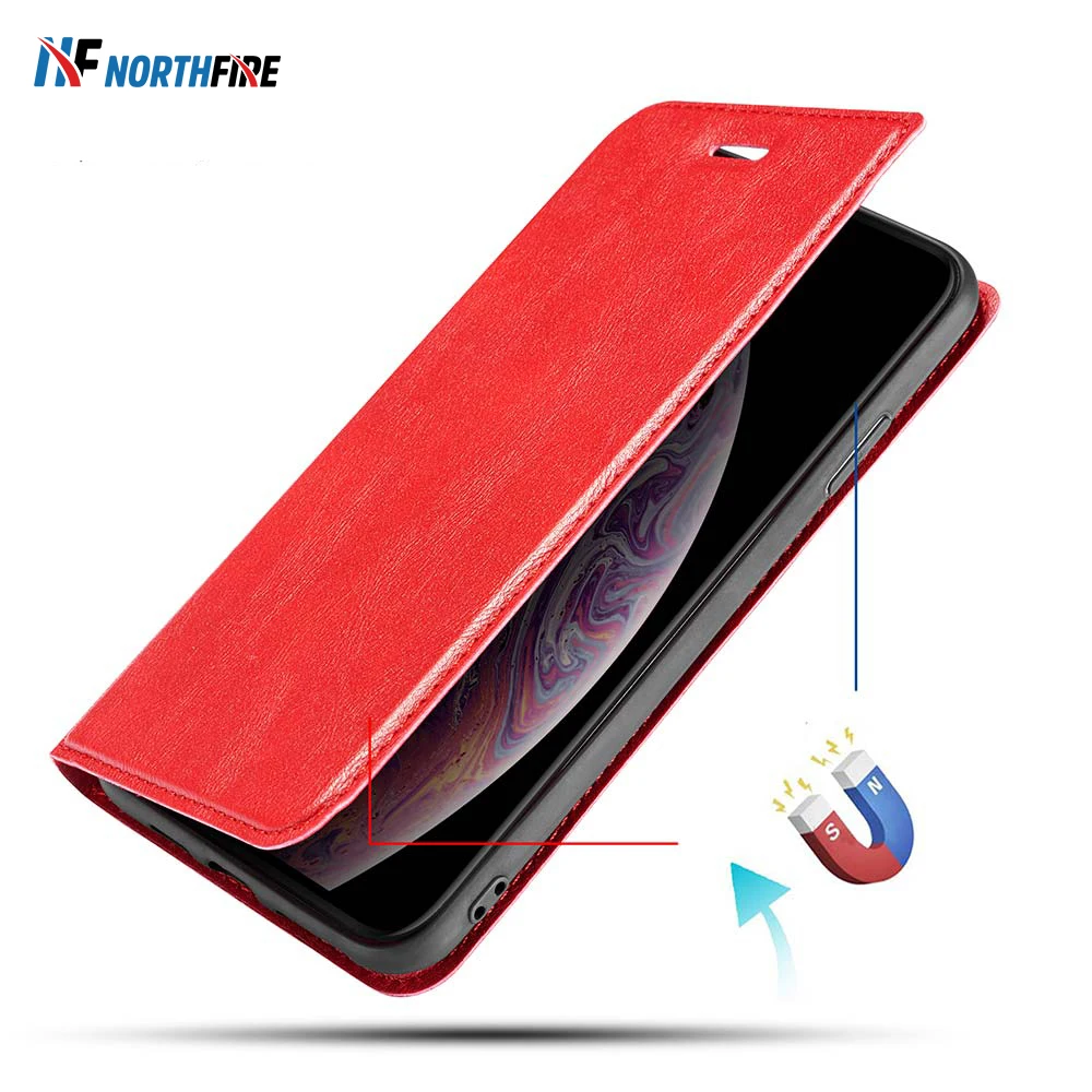 Простой чехол из искусственной кожи для Xiao mi Red Note 8 Pro однотонный книжка 7 Xiaomi 9 T 6 6A