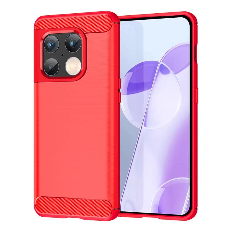 For Cover OnePlus 10 Pro Case Oneplus 10 Pro Cover Shockproof Soft Silicone Brushed Case For Oneplus 10 9 8 Pro Nord N20 Fundas
