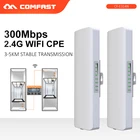 Уличный усилитель Wi-Fi Comfast CF-E314N 300 Мбитс, усилитель сигнала, 2,4G 14 дБи, Wi-Fi антенна с высоким коэффициентом усиления, мост CPE для IP-камеры