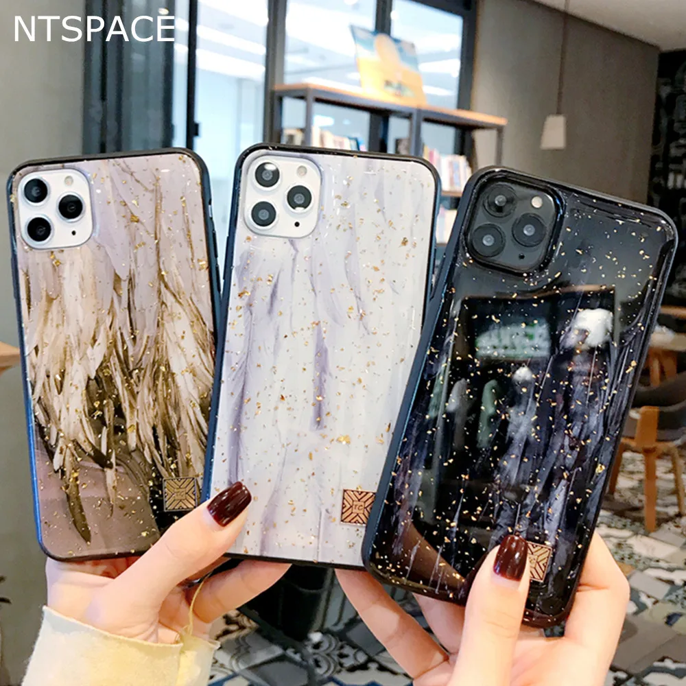 Блестящий чехол для телефона iPhone 12 Pro 11 Max XS XR X 7 8 6s Plus Mini SE 2020|Бамперы| |