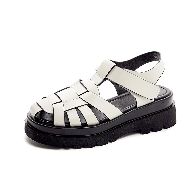 

Sandals Platform Heel Sandals Women 2021 Summer Fashion Outdoor Beach Casual Sports Breathable Female Shoes Black New