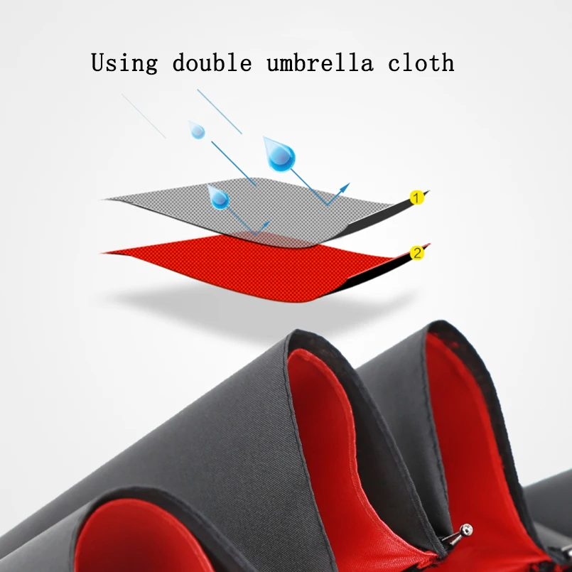 Складной деловой зонт автоматический аксессуар от дождя 12 ребер для мужчин и