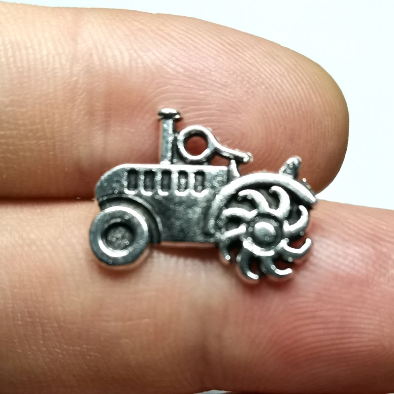 Подвески в виде трактора посеребренные подвески античном стиле модные ювелирные