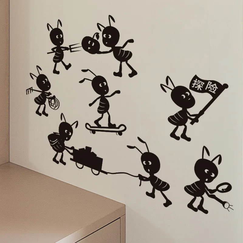 Мультяшные муравьи приключения рабочие наклейки на стену художественные
