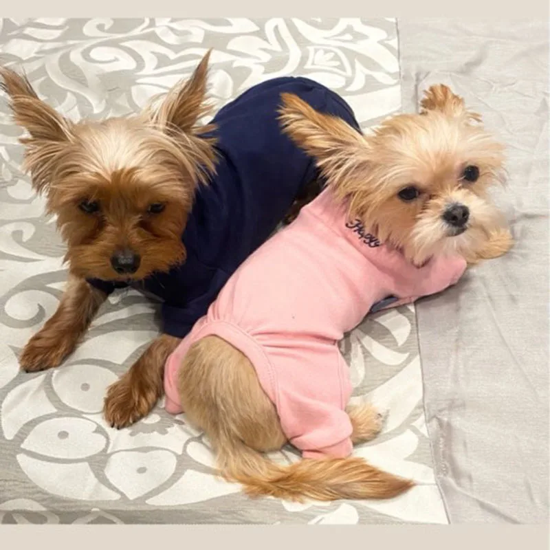 Комбинезон для собаки пижамы 100% хлопковый спортивный костюм Кошка Собака Щенок