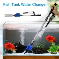 fish tank sand washer us plug electric siphon filter vacuum gravel water changer aquarium siphon operated cleaner