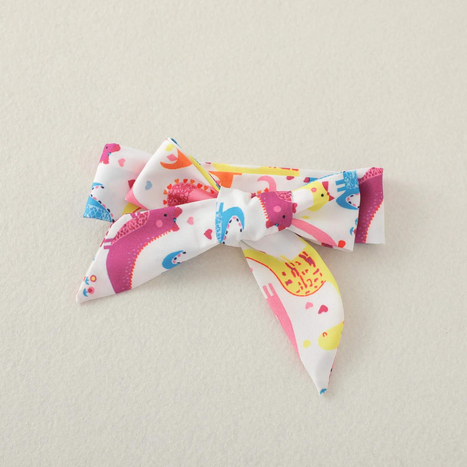 

2021 Infant Baby Girl Romper Toddler 2Pcs Summer Clothes Set Pink Cartoon Dinosaur Printed Pattern Sleeveless and Headdress