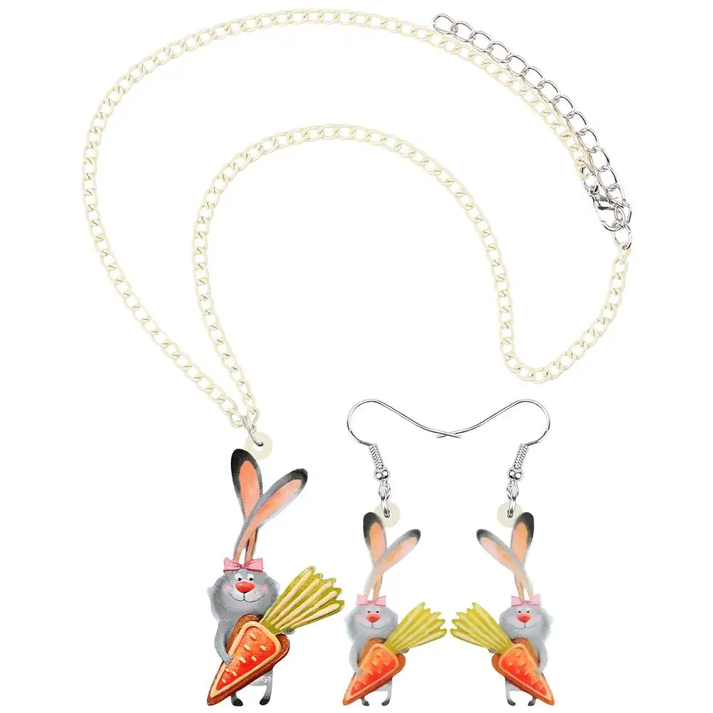 Набор ювелирных украшений WEVENI для женщин и девочек акриловый с изображением