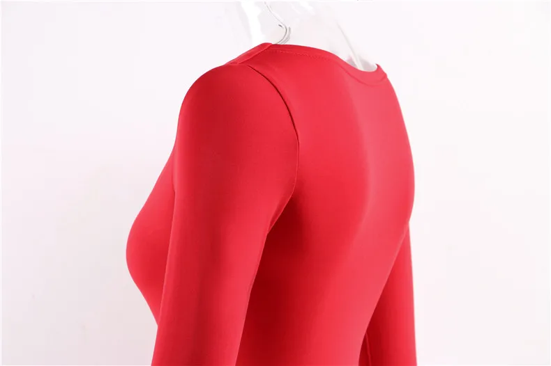 Forefair Long Sleeve Sexy Bodycon Dress Women Club Autumn Basic Solid Square Neck White Red Black Woman Mini Dress Winter