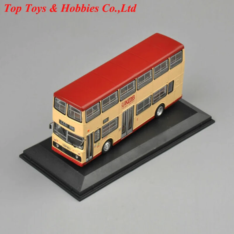 

1/76 Hongkong 11cm Road Bus Model Christmas Toys Double Decker Bus KMB Vehicles