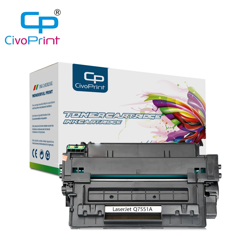 Civoprint совместимый тонер картридж Q7551A 7551 Замена для HP LaserJet P3005 P3005D P3005N P3005DN P3005X P3004