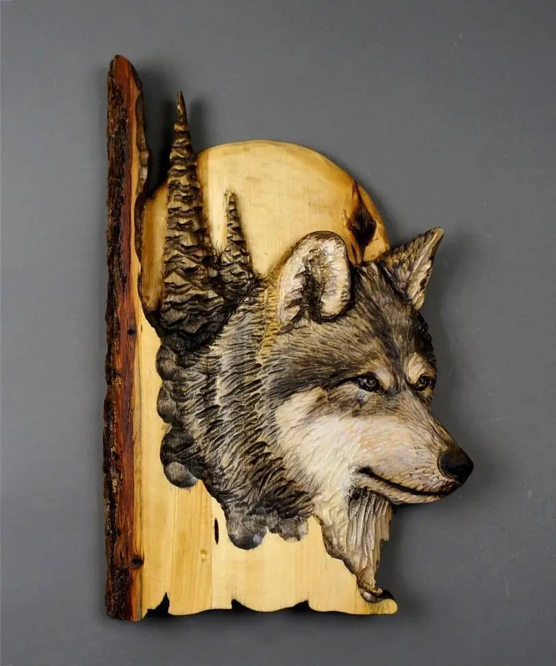

Animal Carving Handcraft Animal Carving Wall Hanging Decoration Wooden Crafts Home Decoration Accessories
