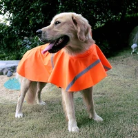 reflective dog raincoat rainwear big medium large samll xxl rain coat jacket for pet puppy waterproof transparent xxxl warmed