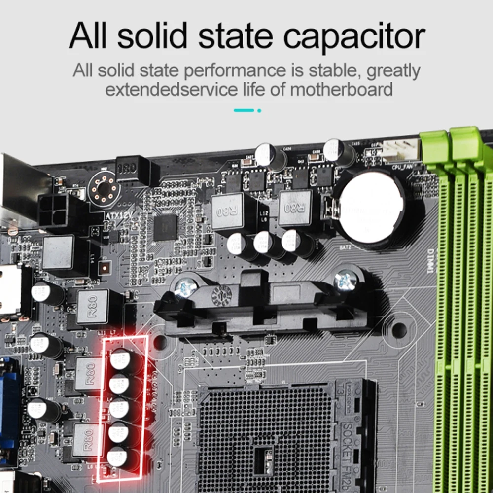 

A88 Computer Motherboard M-ATX DDR3 Dual Channel 16G USB 2.0/3.0 SATA Mainboard Support for Intel FM2/FM2+ Series CPU