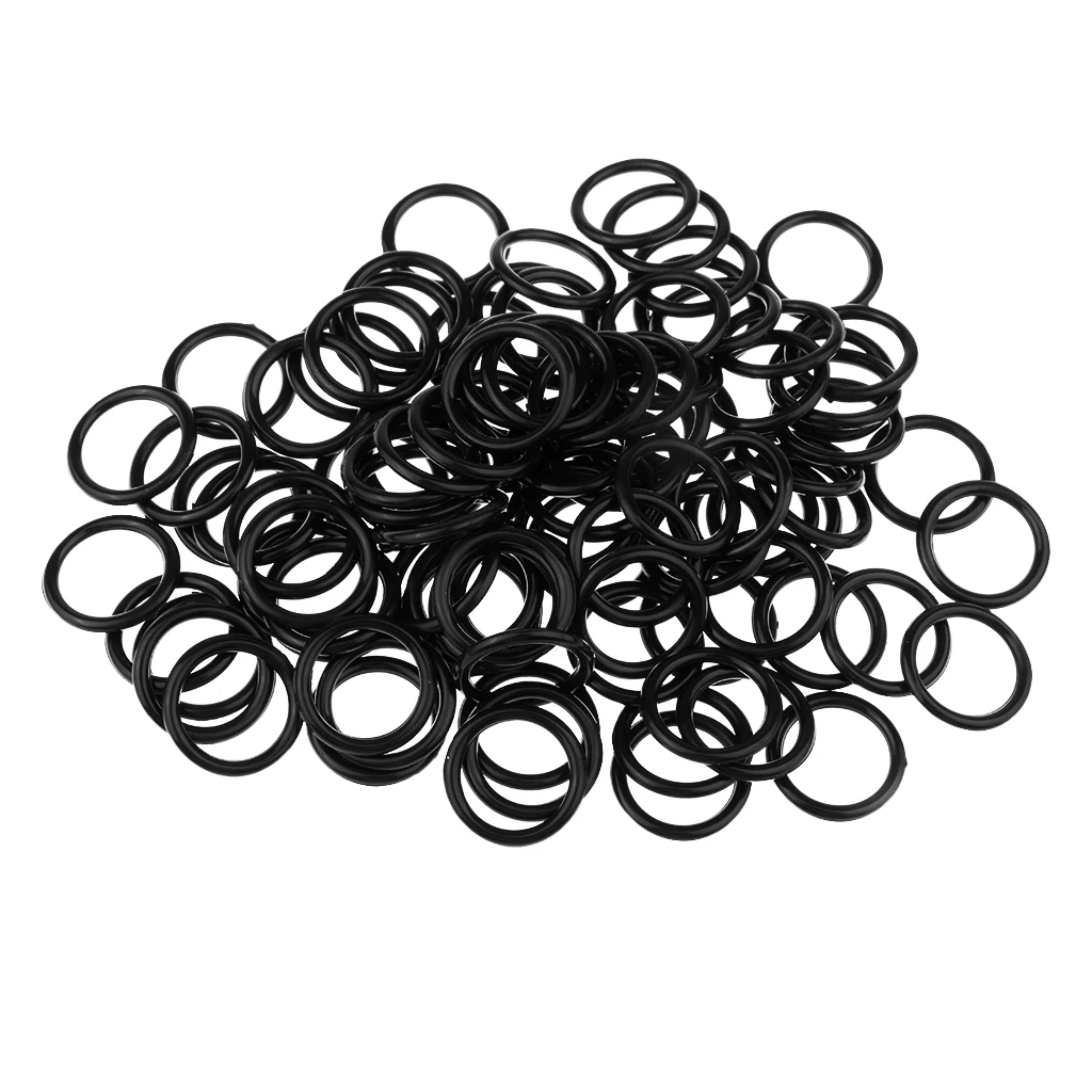 

100pcs Nylon Bra Strap Adjuster Slider O Rings Lingerie Sewing Crafts 12mm