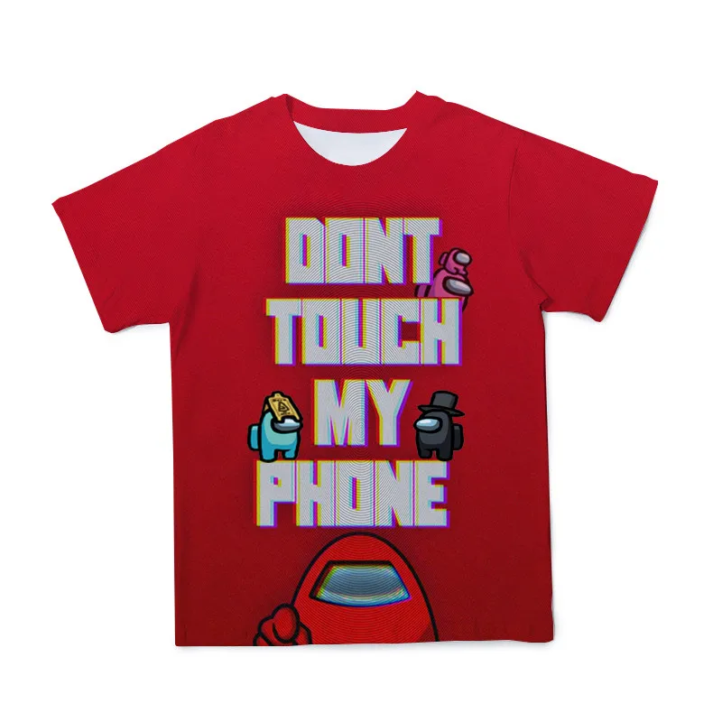

2021trend Most Popular Games Among Us Summer Men/women/children 3d Streetwear Breathable Polyester T-shirt O-neck