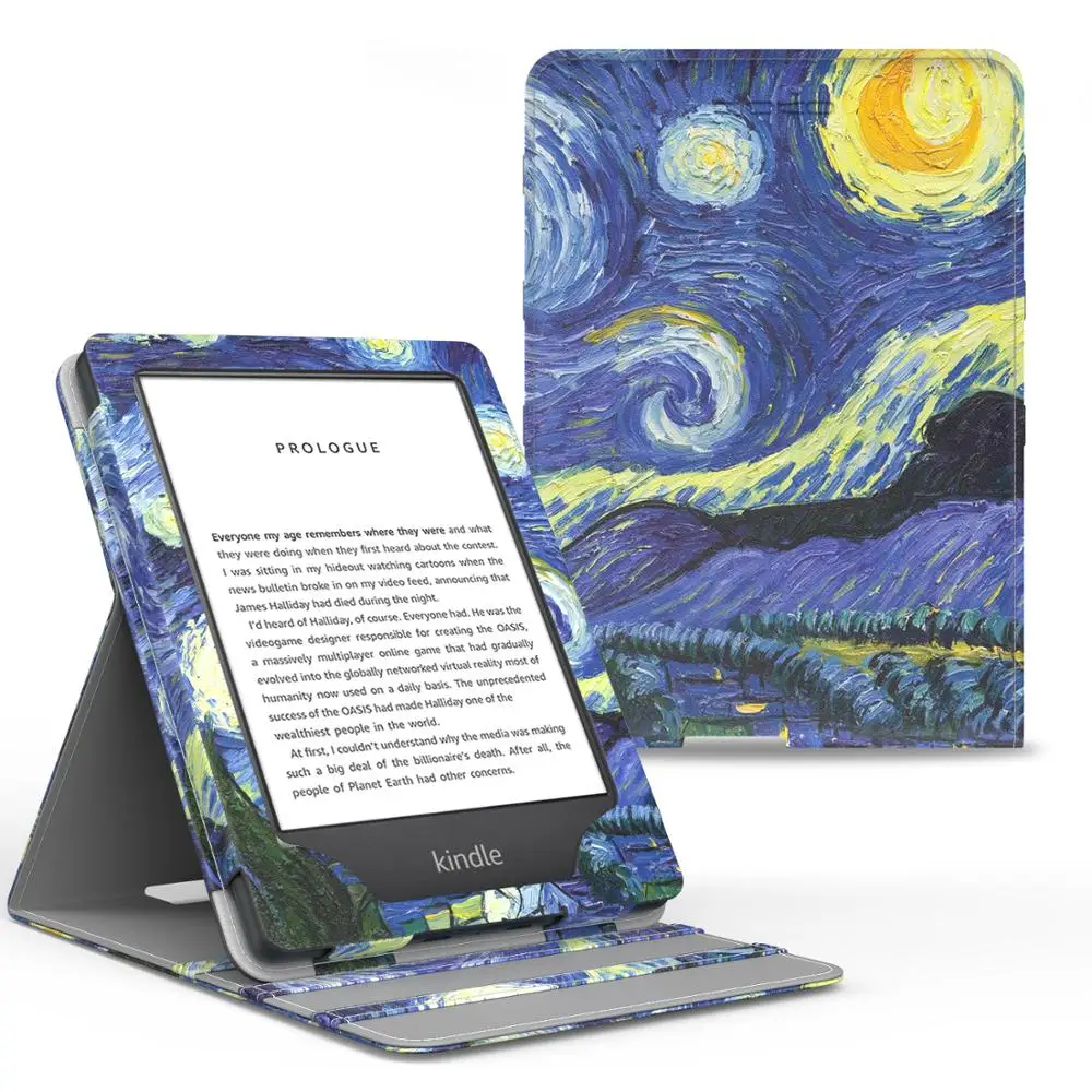 

Case For All-New Kindle (10th Generation, 2019) /Kindle (8th Generation, 2016), Premium Vertical Flip Cover with Auto Wake/Sleep