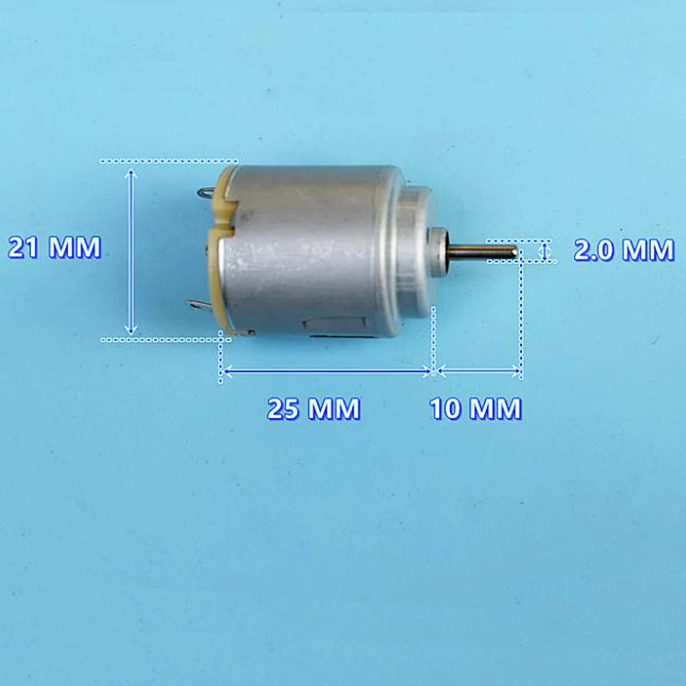 2 шт. Стандартный круглый RE 140 Электрический мини мотор 3 7 V 17000 об/мин высокого