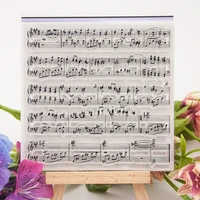 2022 scrapbook dies arrivals clear stamps and dies rubber stamps for card making wax silicone silicone stamp musical note